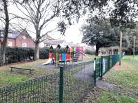 The top playground in Oaklands Park.